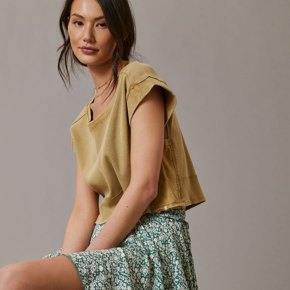 Pilcro cut off sweatshirt (Anthropologie)